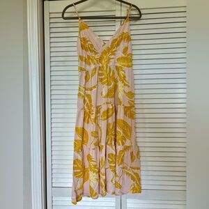 Wild Fable Tropical Print Tiered Sundress